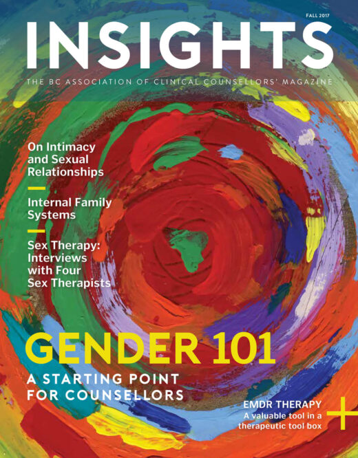 Cover of Insights Magazine - abstract colourful painting