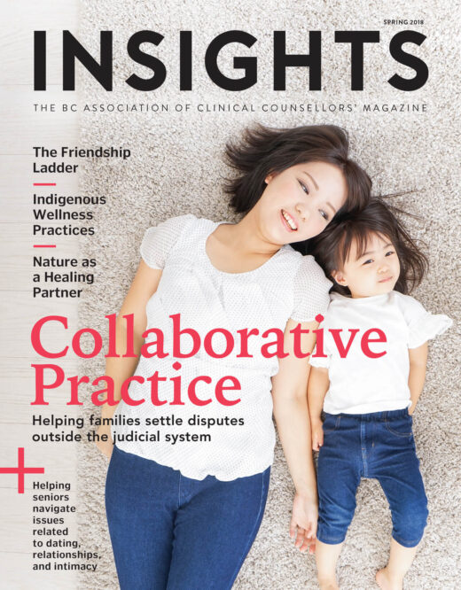 Cover of Insights Magazine - Mom and daughter lying on rug, cuddling