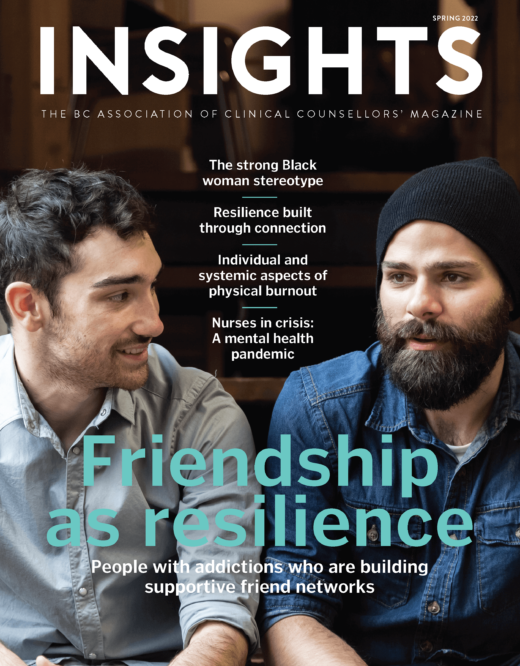 Cover of Insights Magazine - friends chatting