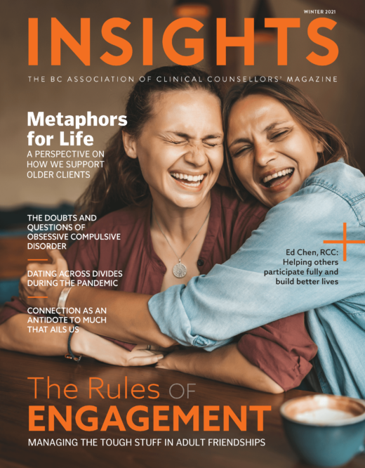 Cover of Insights Magazine - mom and daughter hugging